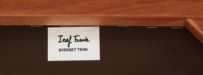 A pair of Josef Frank mahogany armchairs, Svenskt Tenn.