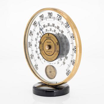 A mid-20th century barometer, Jaeger, model 7.A.B, France.