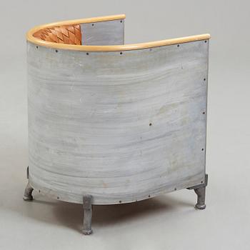 MATS THESELIUS, "Aluminiumfåtöljen", Källemo efter 1990.