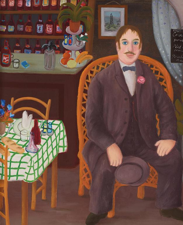 Lennart Jirlow, Man in restaurant interior.