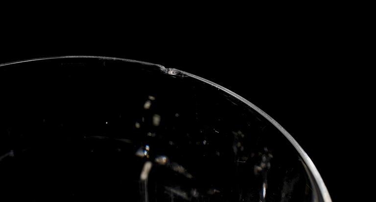 GLASSERVISDELAR, 20 st, "Prince", Göran Wärff, Kosta Boda, 1900-talets slut.