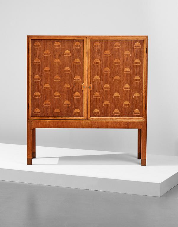 HANS J WEGNER, an "Acorn" cabinet by cabinetmaker Mikael Lauersen, Denmark 1940's.