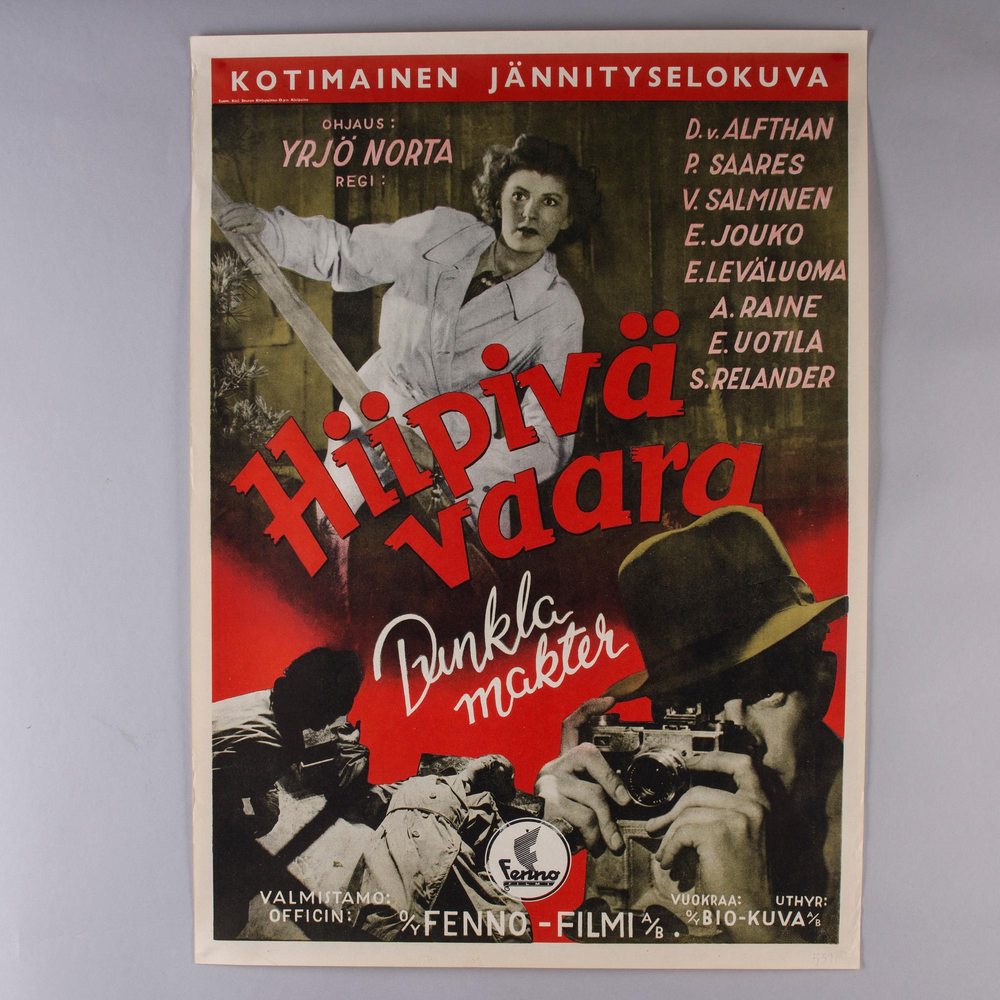 FILMAFFISCHER, 7 st, 1940-50-tal.