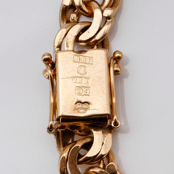 ARMBAND, 18K guld, svenska stämplar, 1964. Vikt ca 27 g.