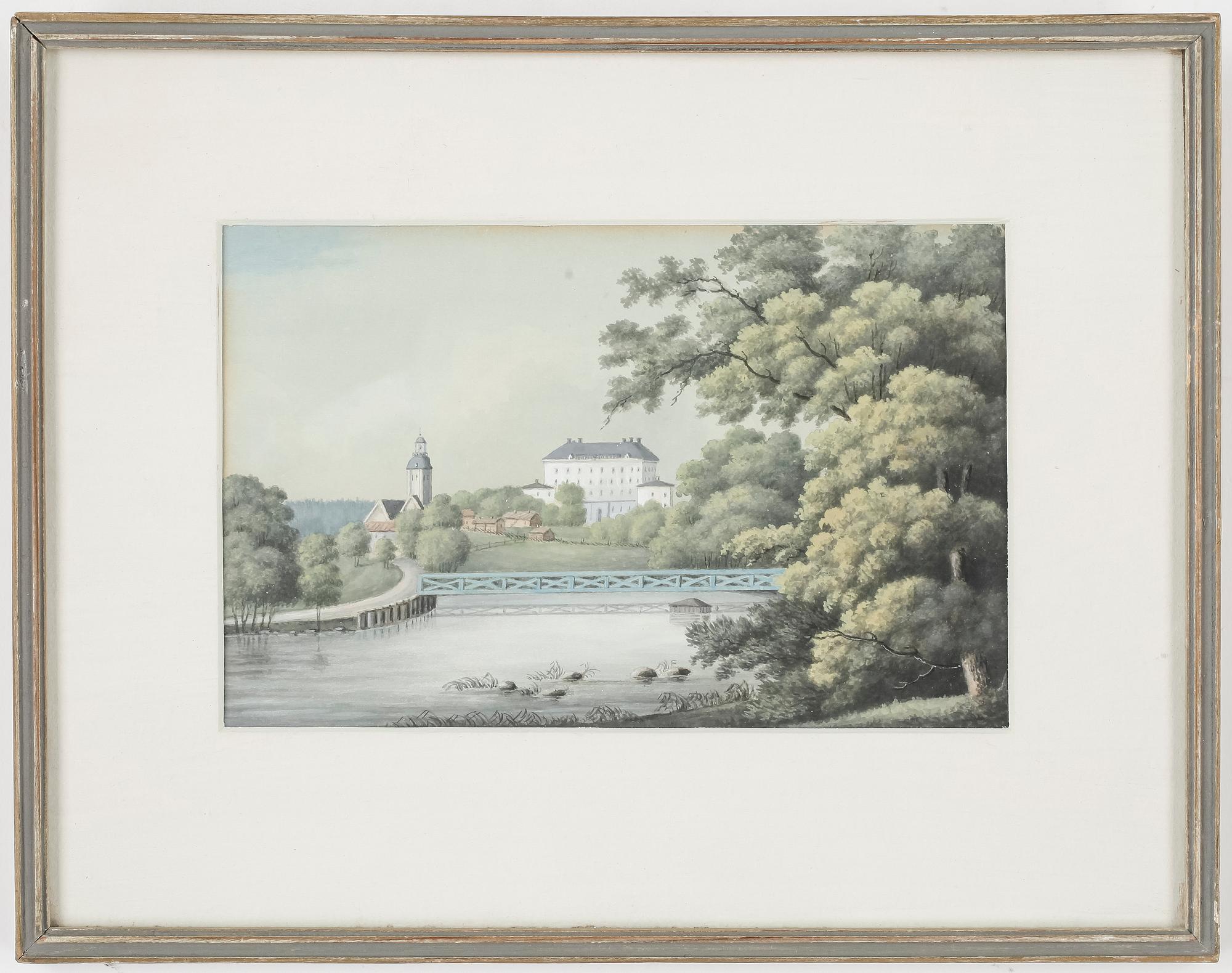 CARL GUSTAF ULFSPARRE AF BROXVIK, Akvareller/Gouacher, 5 st, en signerad CGU och daterad 1847.