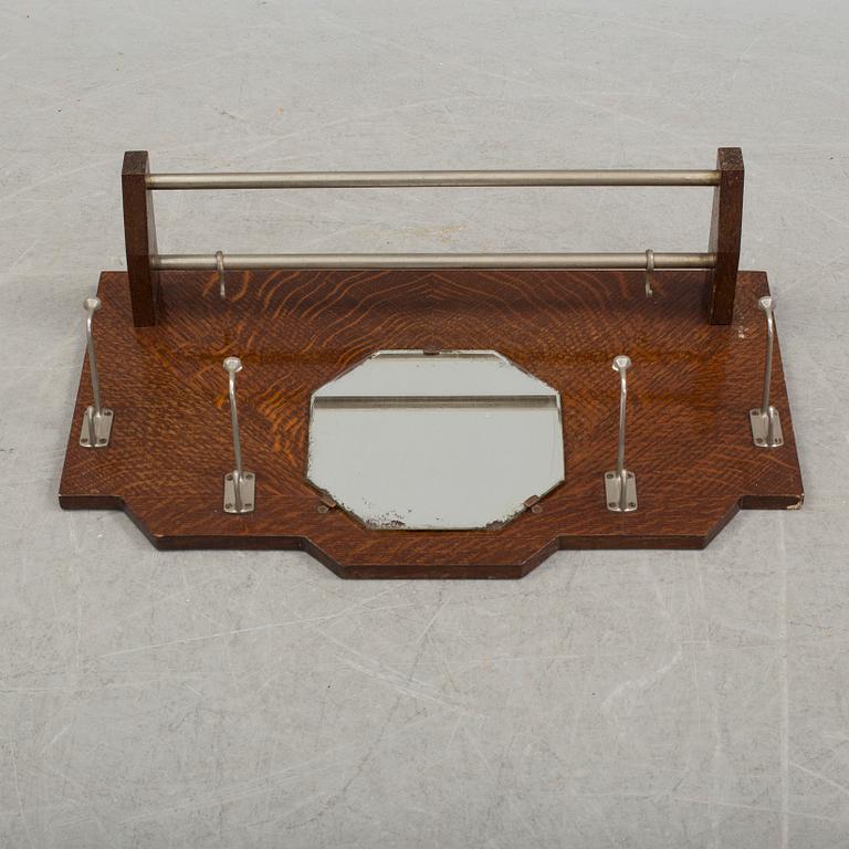 An oak klothes hanger, early 20th Century.