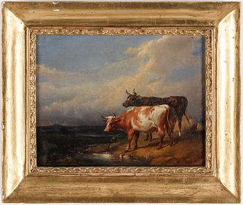 JOHAN JULIUS RINGDAHL, olja på duk, signerad.