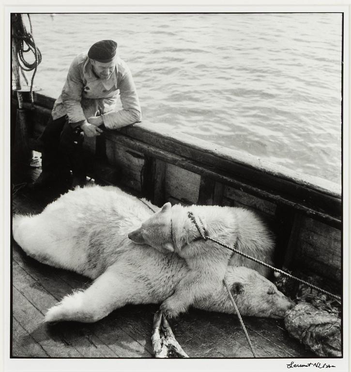 Lennart Nilsson,  "Isbjörnsjakt vid Hvitøya (Vitön), Svalbard, Norge 1947".