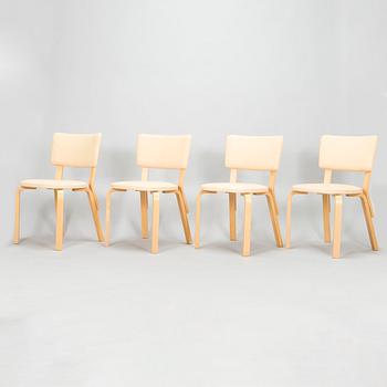 Alvar Aalto, stolar, 4 st, modell 63, Artek, 1900-talets slut.