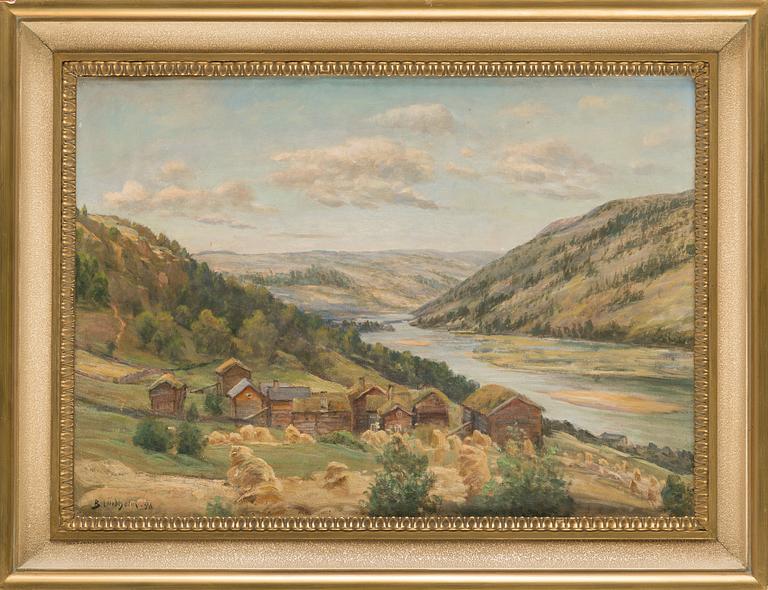 Berndt Lindholm, Landscape from Norway.