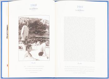 Books and menus of French gastronomy.