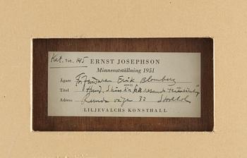 Ernst Josephson, Hund" / "Skiss för 'Ett resande teatersällskap'.