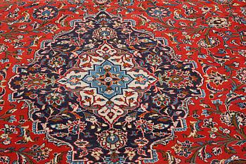 A Keshan rug, 356 x 248 cm.