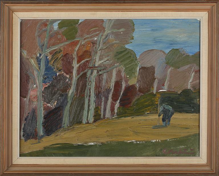 GERHARD NORDSTRÖM, olja på duk, signerad.