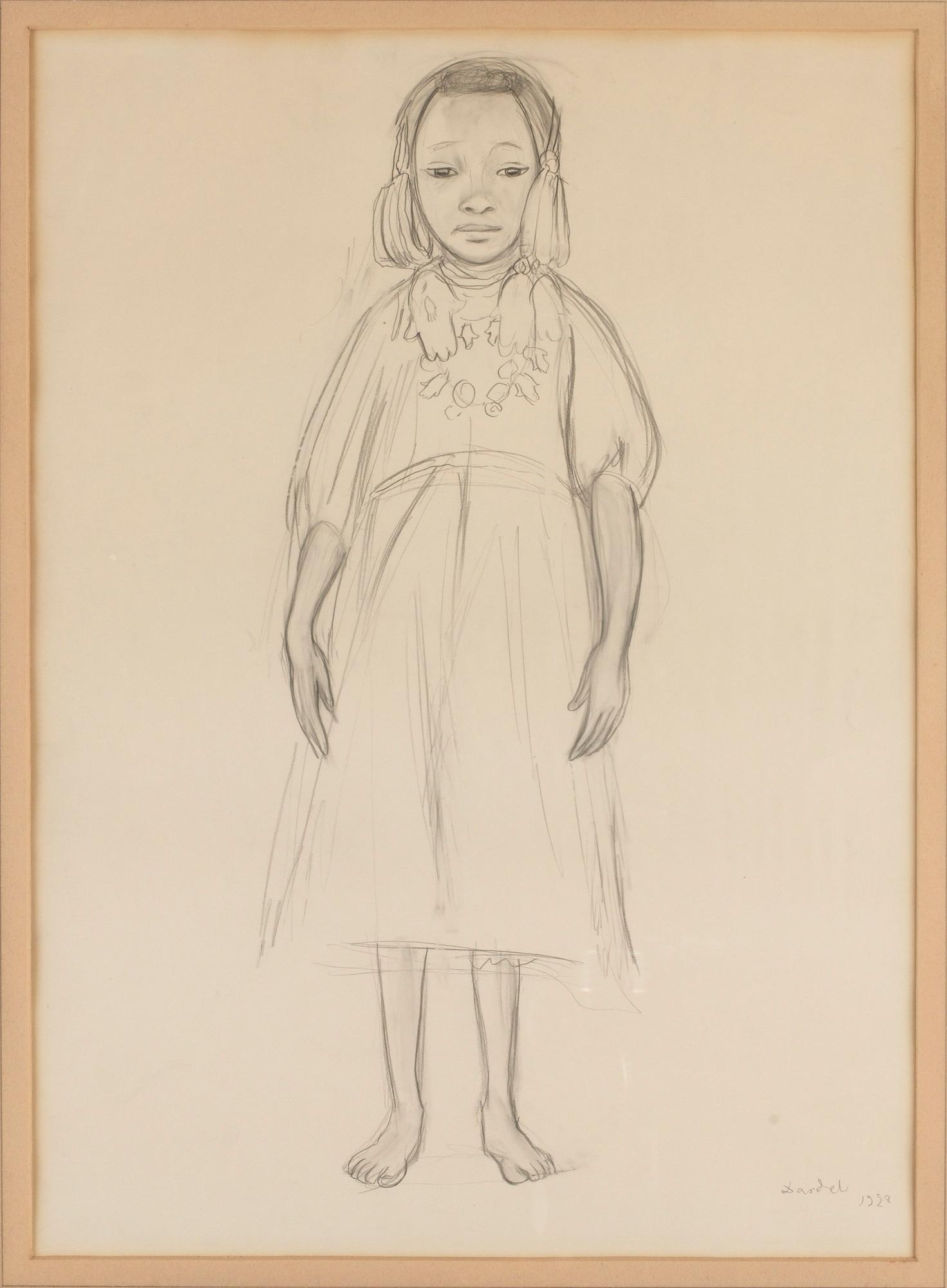 Nils von Dardel, Afrikansk flicka.