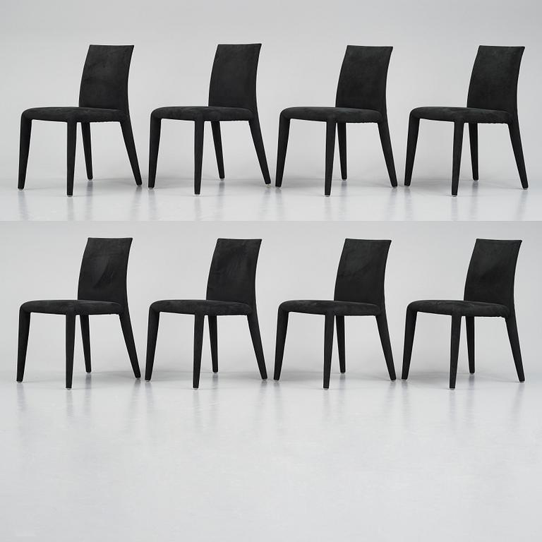 Mario Bellini, "Vol au vent", 8 chairs, Maxalto, B&B Italia, post 2001.