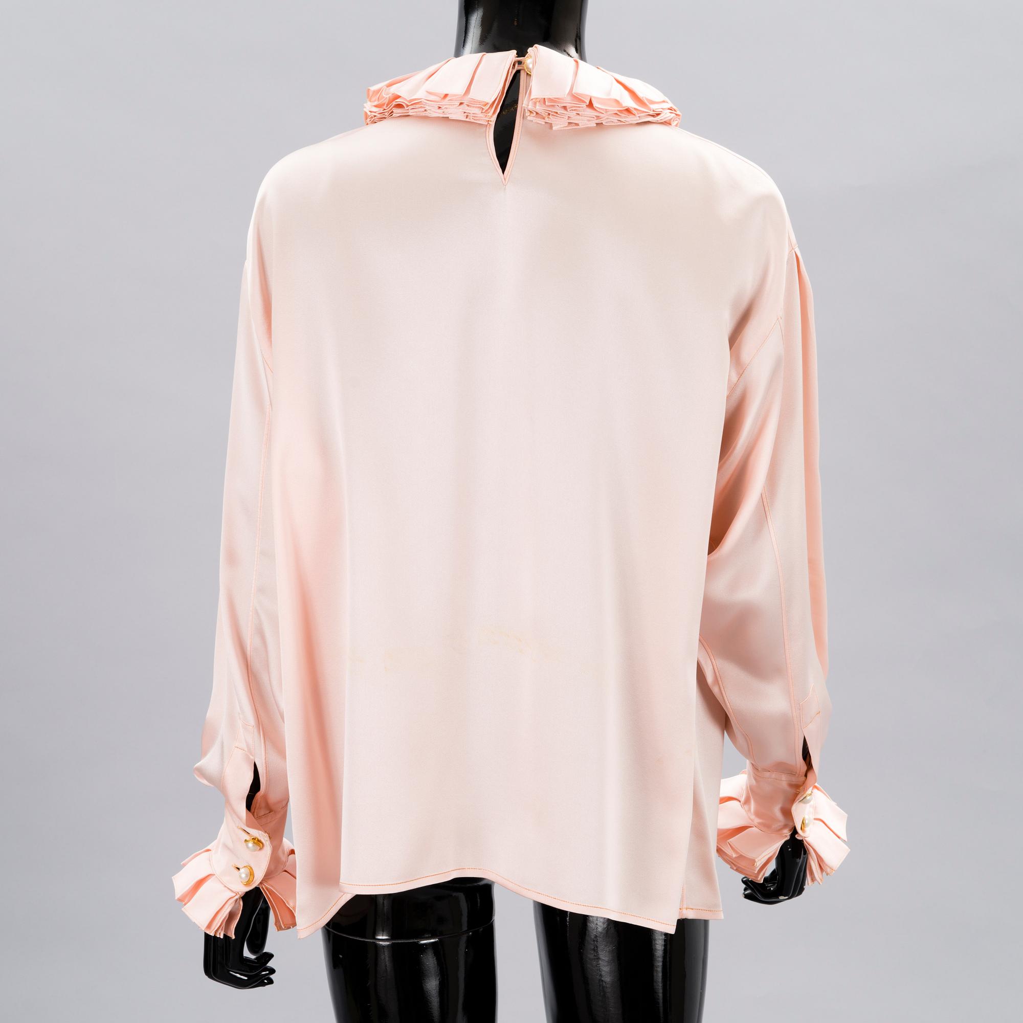 CHANEL, Three Vintage Silk Blouses.