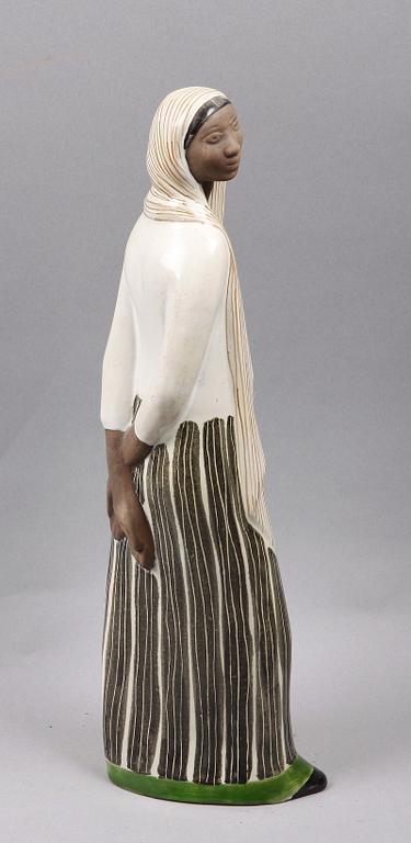 FIGURIN, stengods, Mari Simmulson, Upsala Ekeby, 1950-tal.