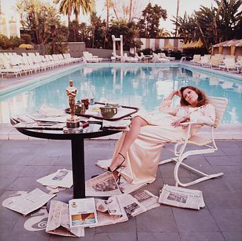 709. Terry O'Neill, "Faye Dunaway, Hollywood, 1977".