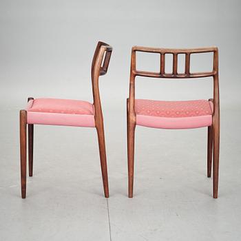 STOLAR, 4 st, J L Möller Models, Danmark, 1900-talets andra hälft.