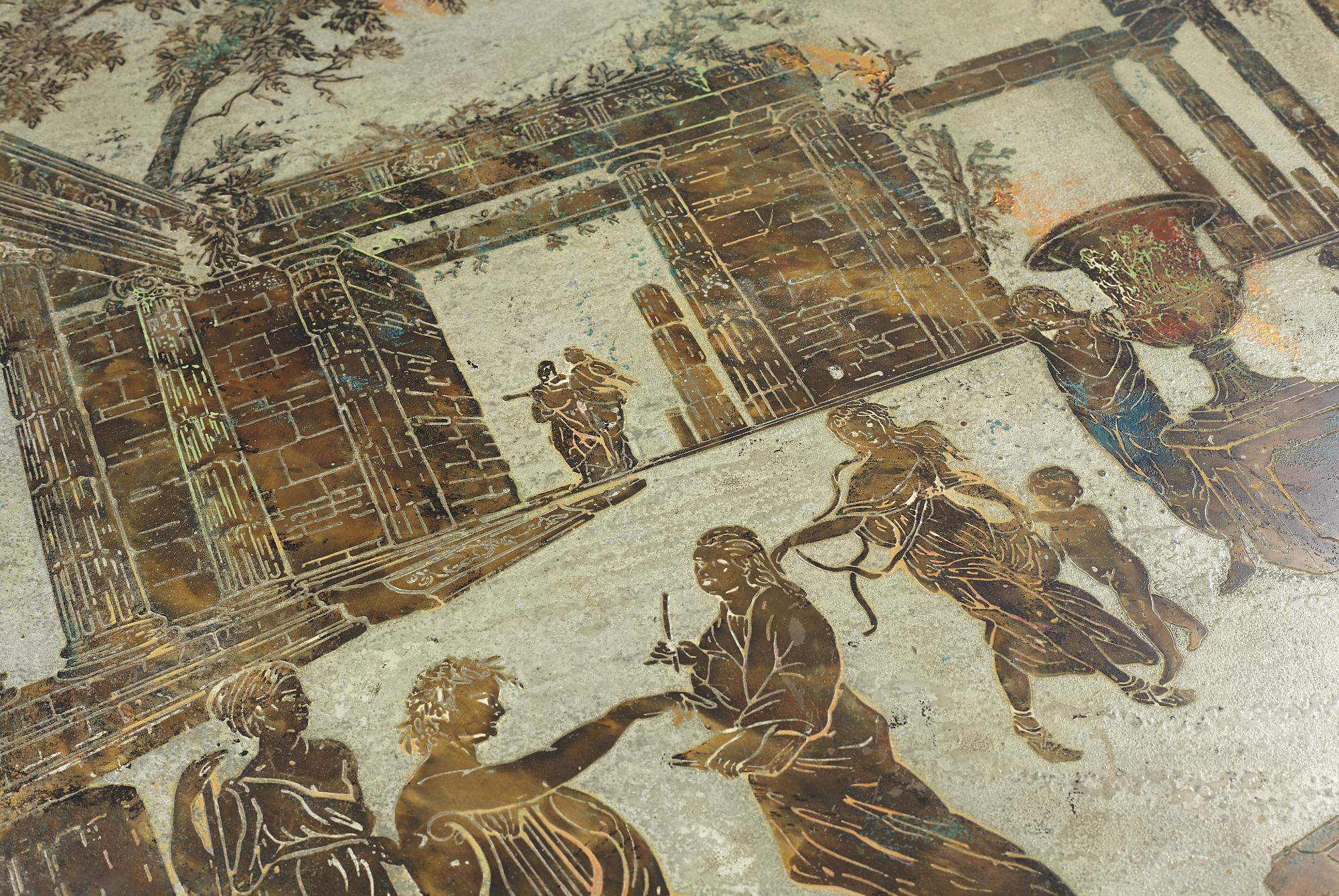 Philip & Kelvin LaVerne, an "Odyssey" coffee table, USA 1960s-70s.