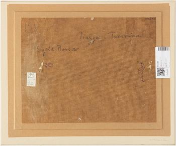 Sigrid Bensow, “Piazza i Taormina”.