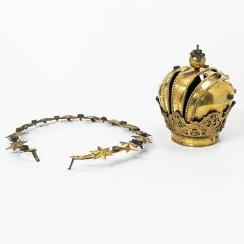 A crown with halo, Eastern Europe, around 1900.