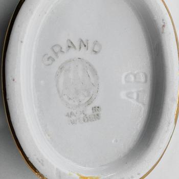 TESERVIS, 25 delar, flintgods, "Grand", Arthur Percy, Gefle. Modellen formgiven 1930.