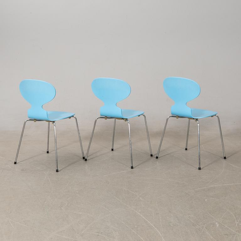 Arne Jacobsen, chairs 6 pcs, "Ant", Fritz Hansen, 1993.