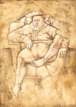 Felix Recondo, "Personnage au blouson de cuir".