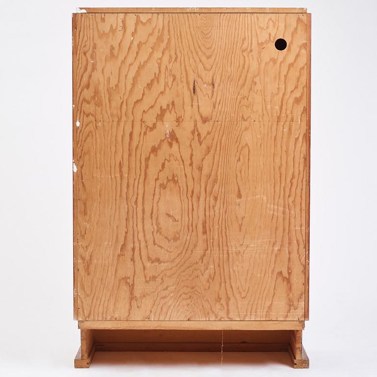 Axel Einar Hjorth, a stained pine 'Lovö' cabinet, Nordiska Kompaniet, Sweden 1930s.