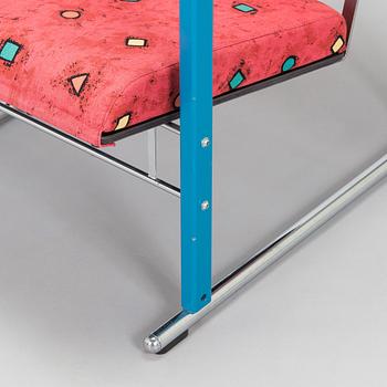 Yrjö Kukkapuro, A 1980s  'Experiment' open armchair for Avarte, Finland.