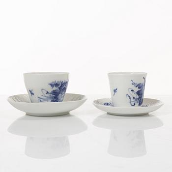 A 53-piece 'Blå Blomst' porcelain coffee service, Royal Copenhagen, Denmark.