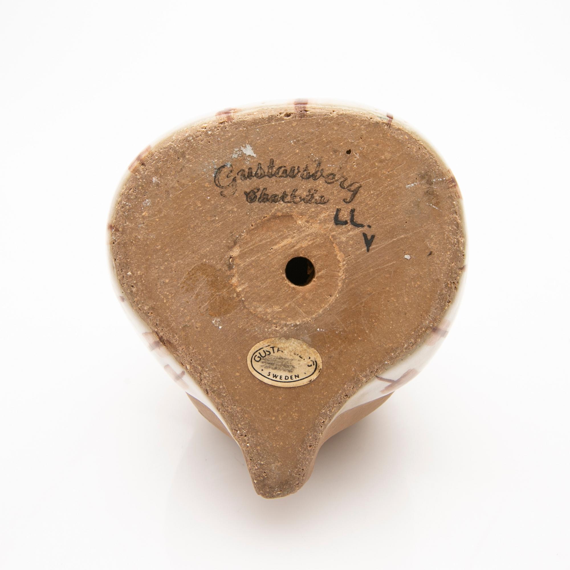 Lisa Larson, Figurine, stoneware, “Charlotta” from the “ABC-flickor” series, Gustavsberg.