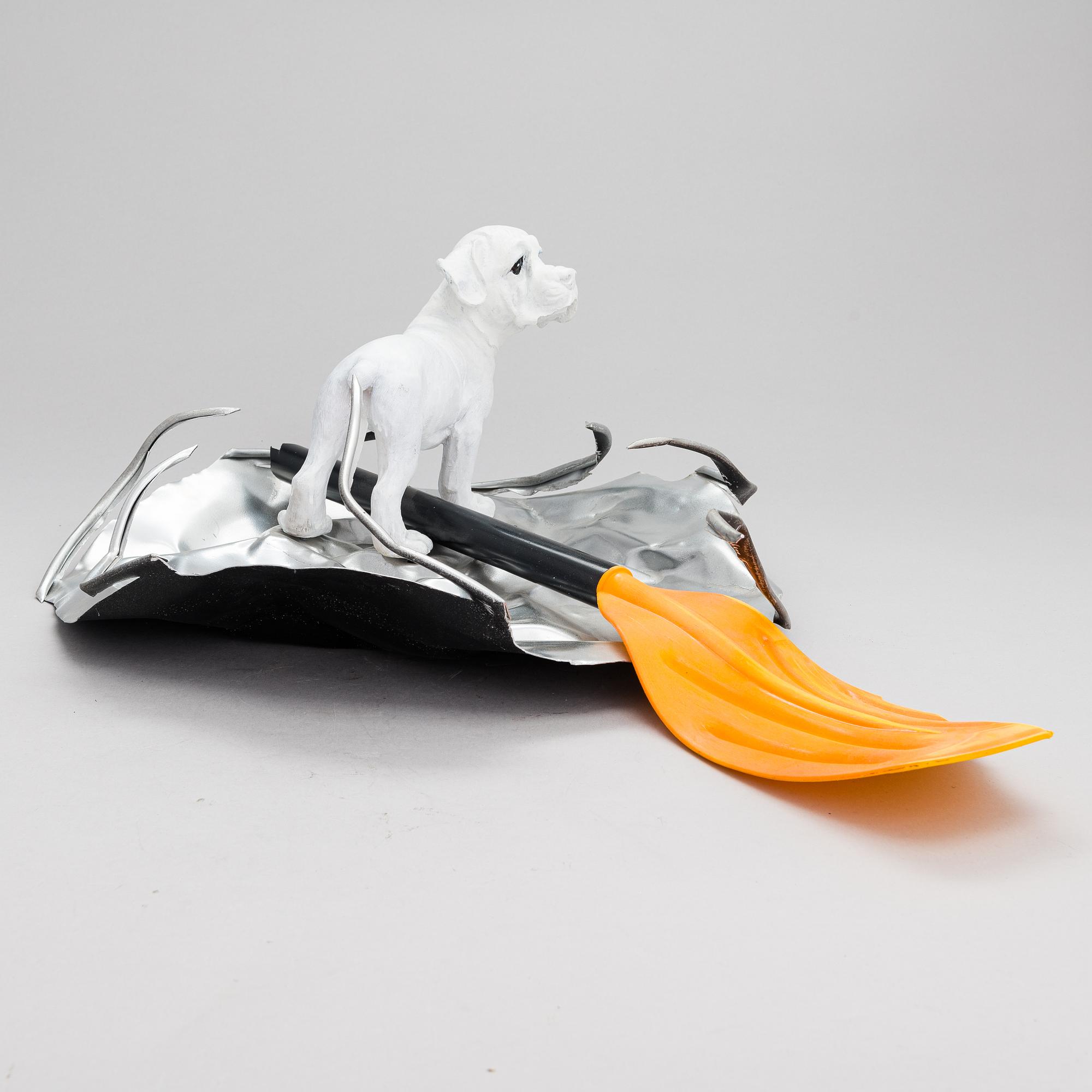 Matti Helenius, assemblage, signed and dated 2015.
