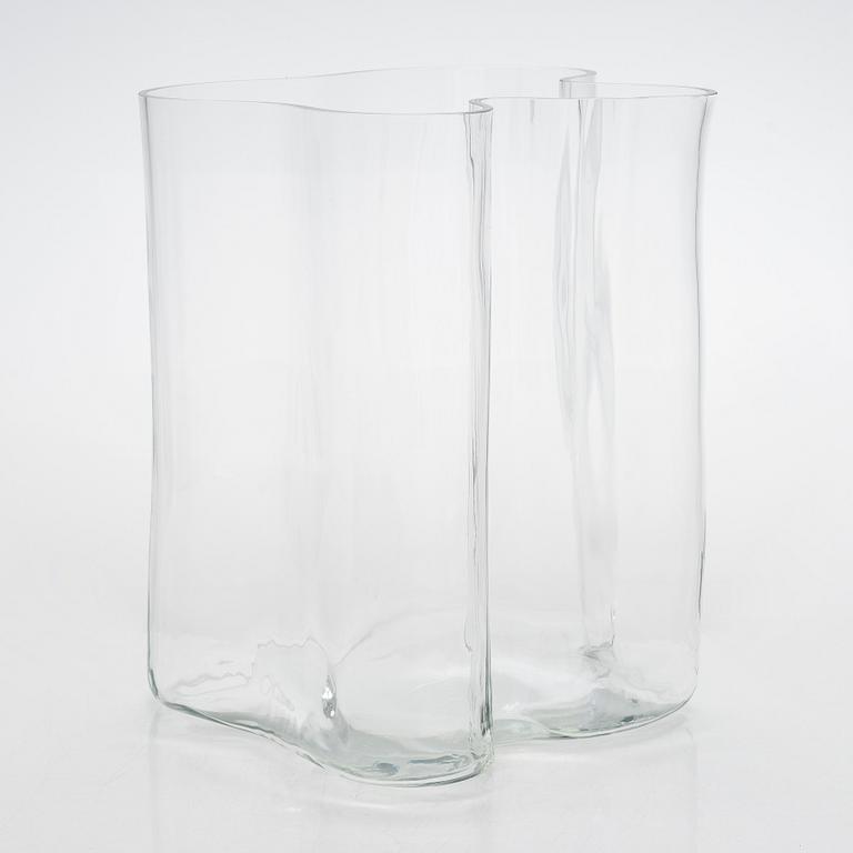 Alvar Aalto, A glass vase '3031', signed Alvar Aalto 111/ 1990.