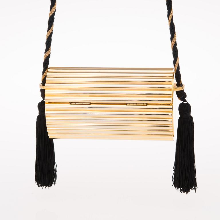 EVENING PURSE, "Minaudière", Yves Saint Laurent, 1980s.