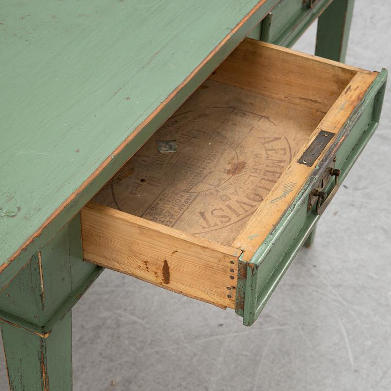 Skrivbord, omkring år 1900.