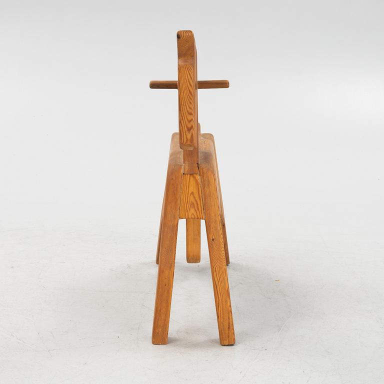 A pinewod horse, 20th Century.
