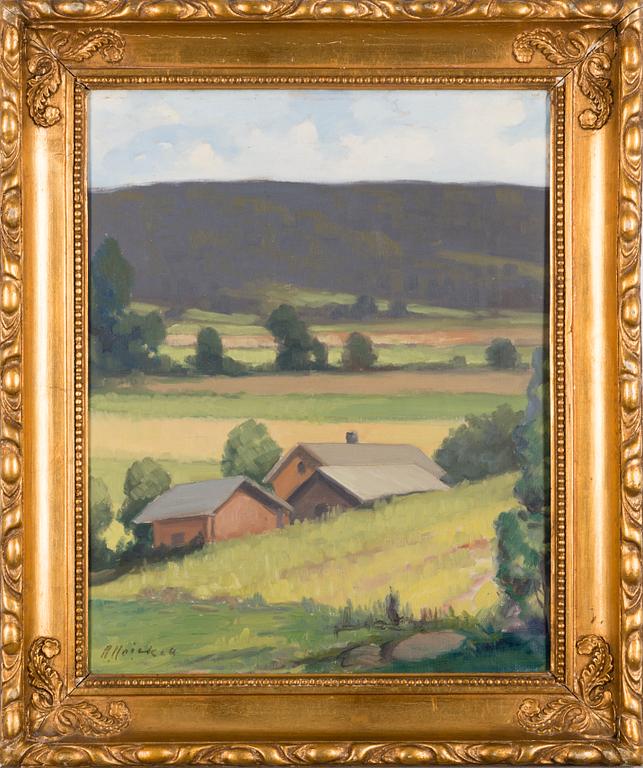 ARTHUR HEICKELL, olja på duk, signerad.