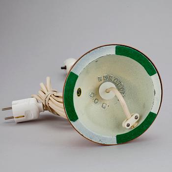 BORDSLAMPA, Bergboms, 1900t-talets andra hälft.