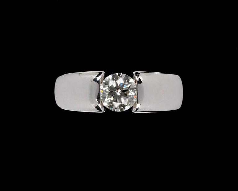 RING, briljantslipad diamant, ca 1 ct, ca J (Crystal) /SI2.