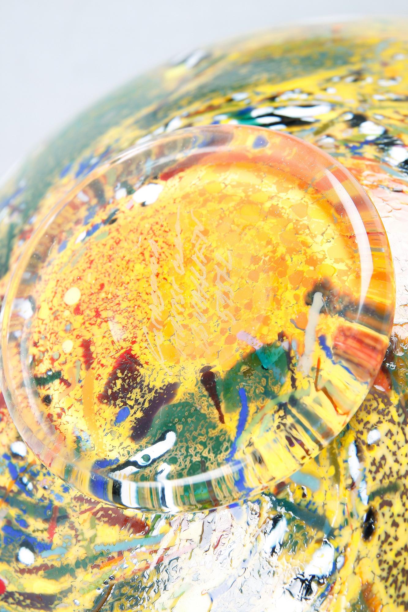 SKÅL, glas, Bertil Vallien, Kosta Boda Artist Collection, sign o numr 51372.