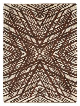 234. Barbro Nilsson, A CARPET, "Huskatten", knotted pile, ca 198 x 144 cm, signed AB MMF BN.