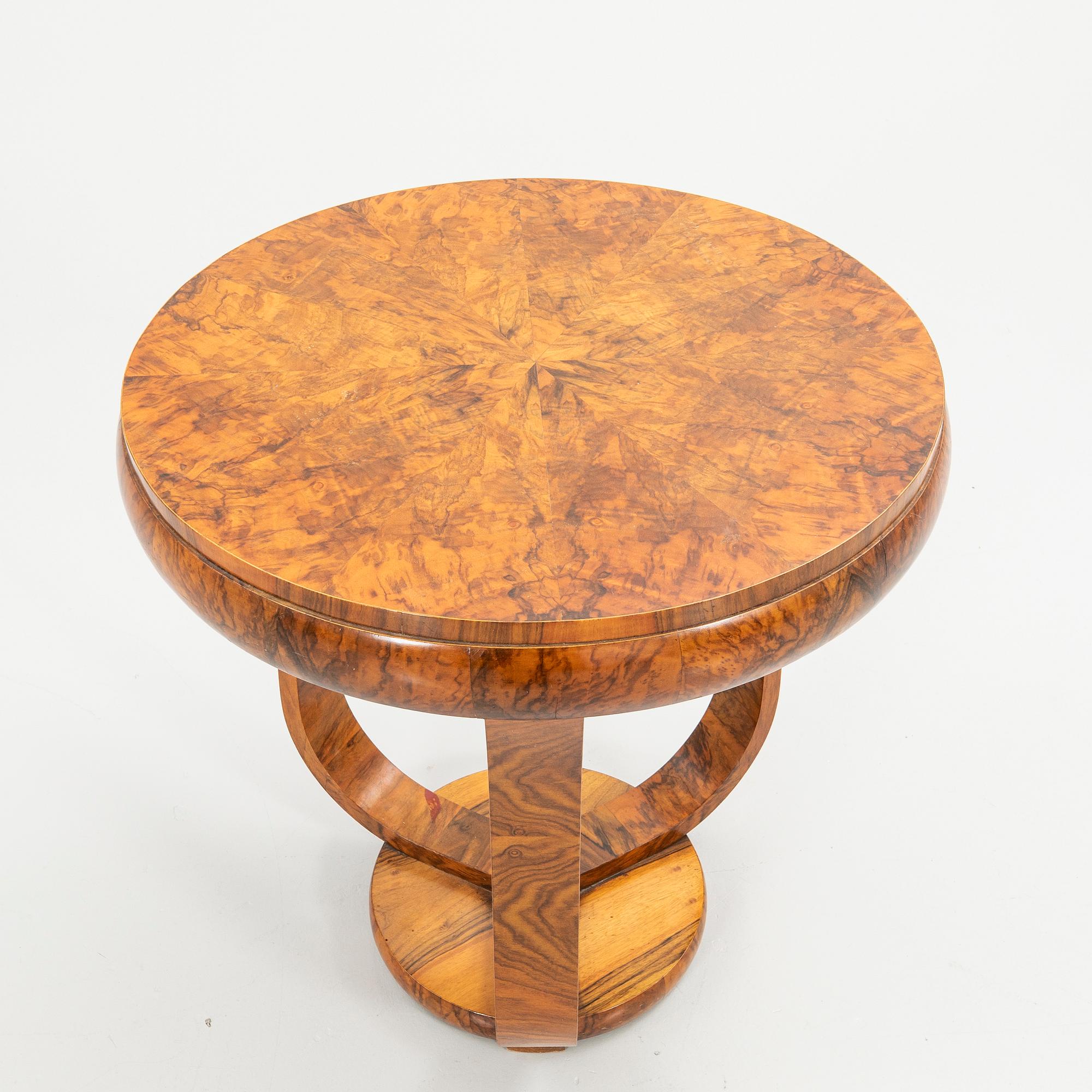 Coffee table/side table, Art Deco, first half of the 20th century.