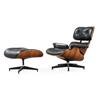 154. A Charles & Ray Eames 'Lounge chair with ottoman",