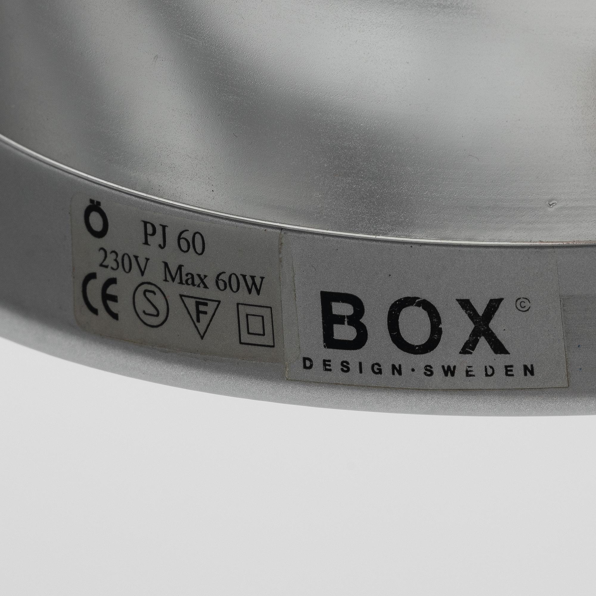 Floor lamp, Box, model PJ60.