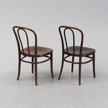 A set of eight wooden chairs, Gemla, Sweden, late 20th century.