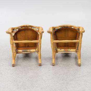 A pair of Rococo chairs, second half of the 18th century.