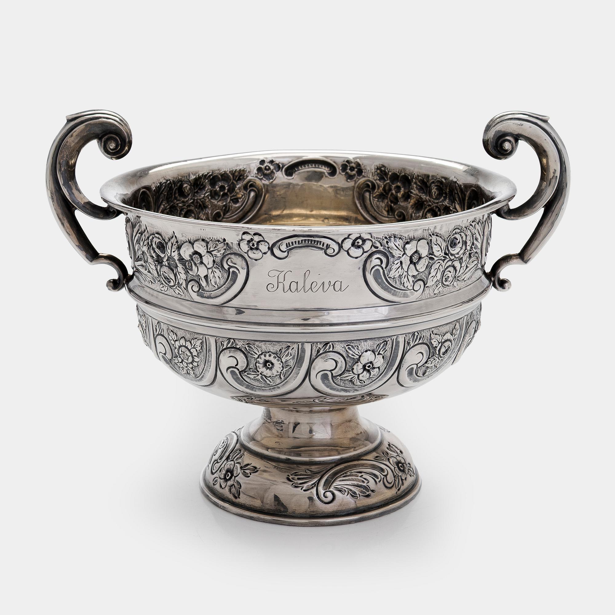Skål, silver, Thomas Hayes, Birmingham 1904.